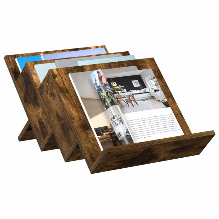 Raft pentru reviste cu raft Stejar fumuriu 53 x 40 x 28.5 cm - WALTI WALTI