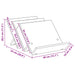 Raft pentru reviste cu raft Stejar fumuriu 53 x 40 x 28.5 cm - WALTI WALTI