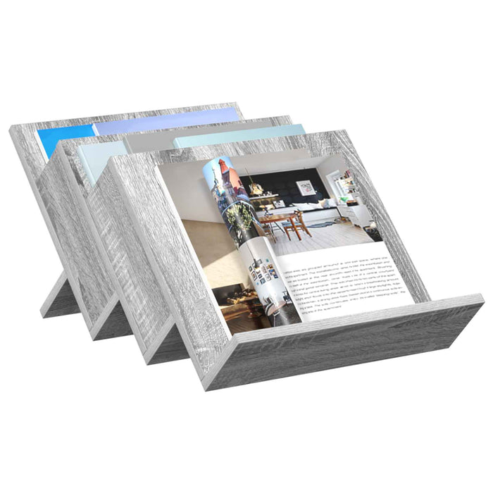 Raft pentru reviste Gri Sonoma 53 x 40 x 28.5 cm Lemn compozit - WALTI WALTI