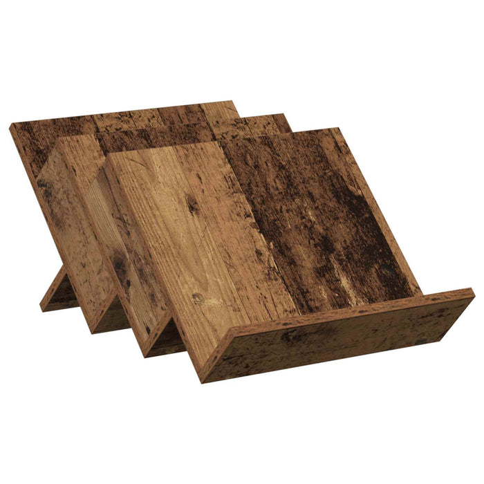 Raft pentru reviste Lemn vechi 53 x 40 x 28.5 cm Lemn compozit - WALTI WALTI