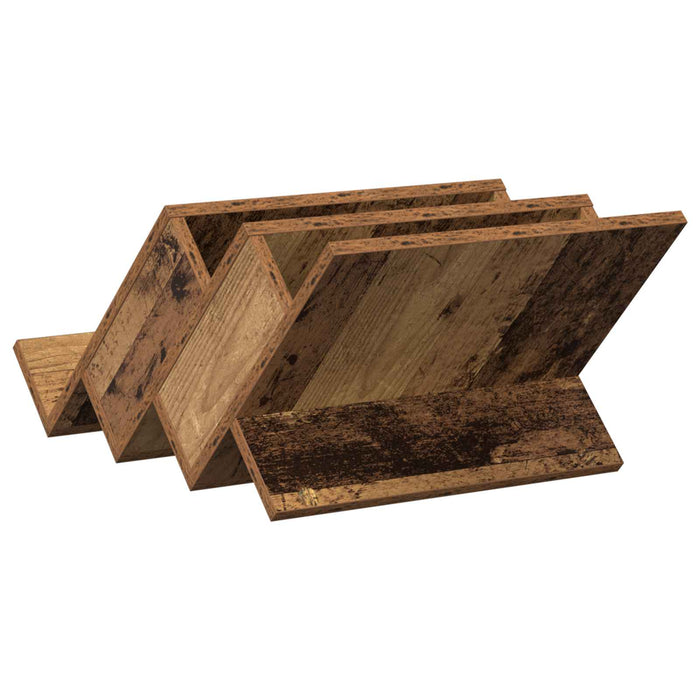 Raft pentru reviste Lemn vechi 53 x 40 x 28.5 cm Lemn compozit - WALTI WALTI