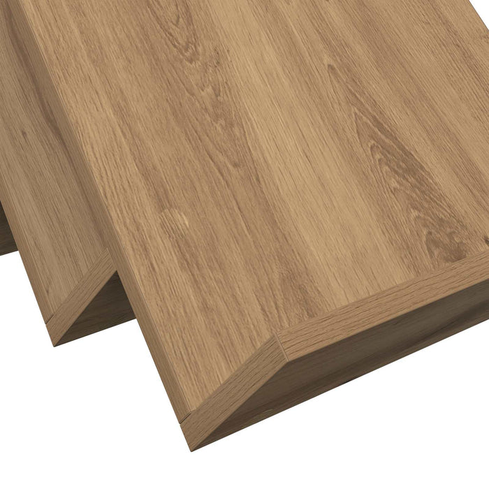 Raft pentru reviste cu raft Stejar Artizanal 53 x 40 x 28.5 cm - WALTI WALTI
