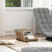 Raft pentru reviste cu raft Stejar Artizanal 53 x 40 x 28.5 cm - WALTI WALTI