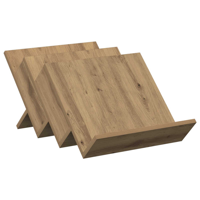Raft pentru reviste cu raft Stejar Artizanal 53 x 40 x 28.5 cm - WALTI WALTI