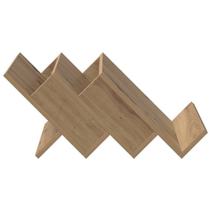Raft pentru reviste cu raft Stejar Artizanal 53 x 40 x 28.5 cm - WALTI WALTI