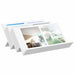 Raft pentru reviste cu raft Alb 65 x 53 x 28,5 cm Lemn compozit - WALTI WALTI