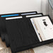 Raft pentru reviste cu raft Stejar Negru 65 x 53 x 28,5 cm - WALTI WALTI