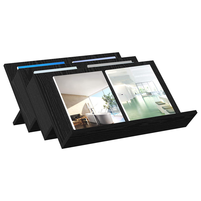 Raft pentru reviste cu raft Stejar Negru 65 x 53 x 28,5 cm - WALTI WALTI