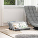 Raft pentru reviste Gri Concret 65 x 53 x 28,5 cm Lemn compozit - WALTI WALTI