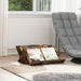 Raft pentru reviste cu raft Stejar fumuriu 65 x 53 x 28,5 cm - WALTI WALTI