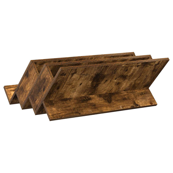 Raft pentru reviste cu raft Stejar fumuriu 65 x 53 x 28,5 cm - WALTI WALTI