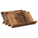 Raft pentru reviste Lemn vechi 65 x 53 x 28,5 cm Lemn compozit - WALTI WALTI