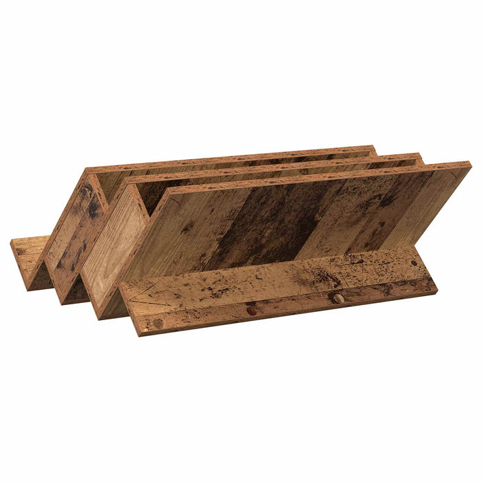 Raft pentru reviste Lemn vechi 65 x 53 x 28,5 cm Lemn compozit - WALTI WALTI