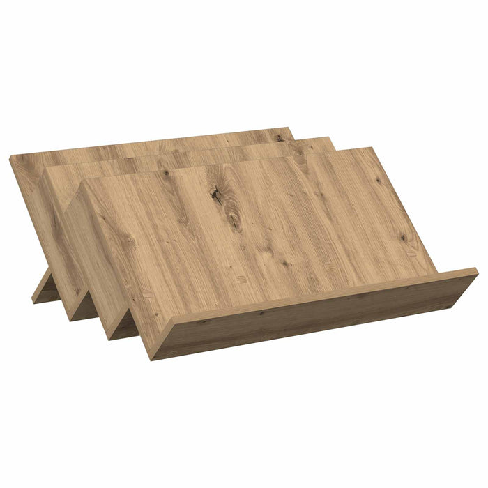 Raft pentru reviste cu raft Stejar Artizanal 65 x 53 x 28,5 cm - WALTI WALTI