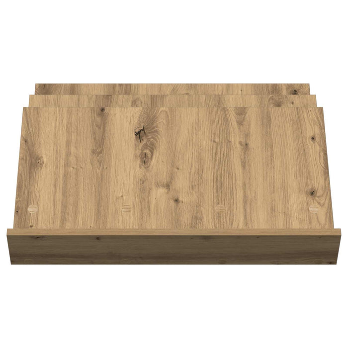 Raft pentru reviste cu raft Stejar Artizanal 65 x 53 x 28,5 cm - WALTI WALTI