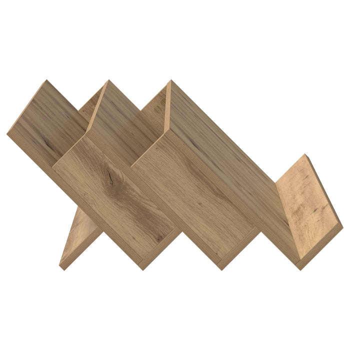 Raft pentru reviste cu raft Stejar Artizanal 65 x 53 x 28,5 cm - WALTI WALTI