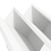 Raft pentru reviste cu raft Alb 90 x 53 x 28,5 cm Lemn compozit - WALTI WALTI