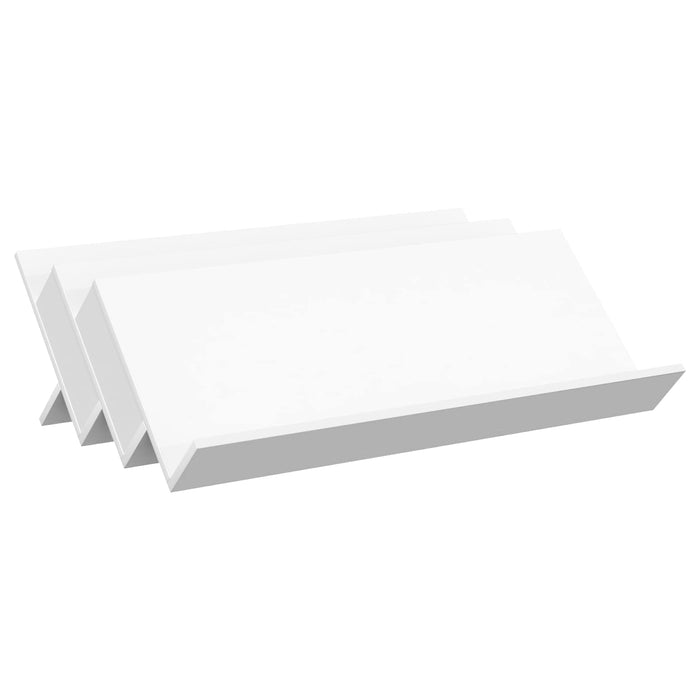 Raft pentru reviste cu raft Alb 90 x 53 x 28,5 cm Lemn compozit - WALTI WALTI