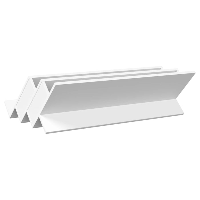 Raft pentru reviste cu raft Alb 90 x 53 x 28,5 cm Lemn compozit - WALTI WALTI
