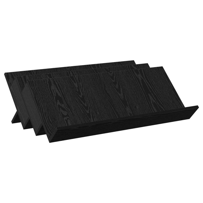 Raft pentru reviste cu raft Stejar Negru 90 x 53 x 28,5 cm - WALTI WALTI