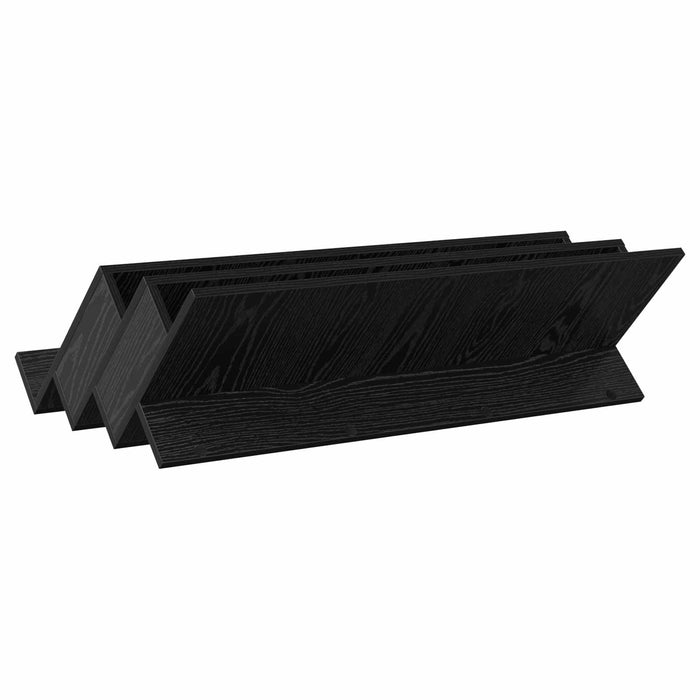 Raft pentru reviste cu raft Stejar Negru 90 x 53 x 28,5 cm - WALTI WALTI