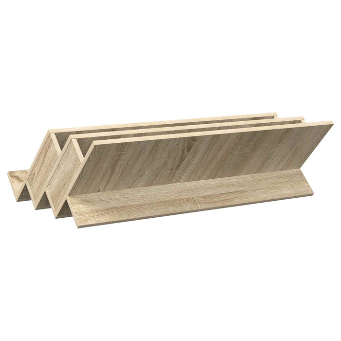 Raft pentru reviste cu raft Stejar Sonoma 90 x 53 x 28,5 cm - WALTI WALTI