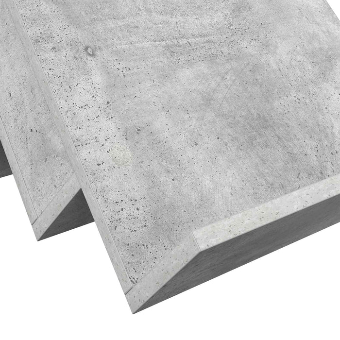 Raft pentru reviste Gri Concret 90 x 53 x 28,5 cm Lemn compozit - WALTI WALTI