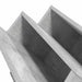 Raft pentru reviste Gri Concret 90 x 53 x 28,5 cm Lemn compozit - WALTI WALTI