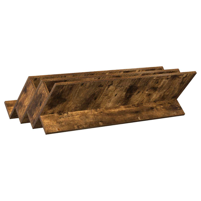 Raft pentru reviste cu raft Stejar fumuriu 90 x 53 x 28,5 cm - WALTI WALTI
