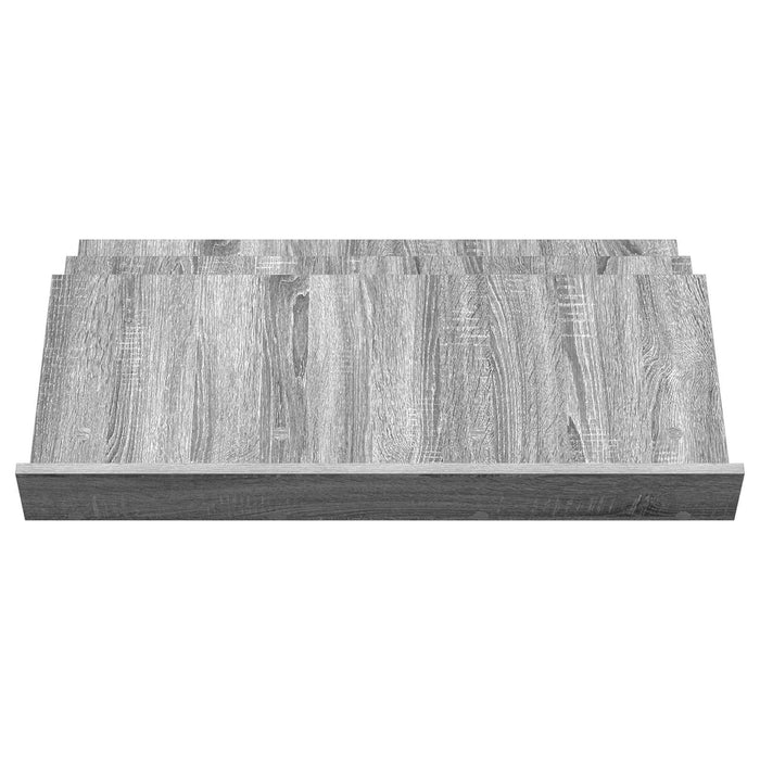 Raft pentru reviste Gri Sonoma 90 x 53 x 28,5 cm Lemn compozit - WALTI WALTI