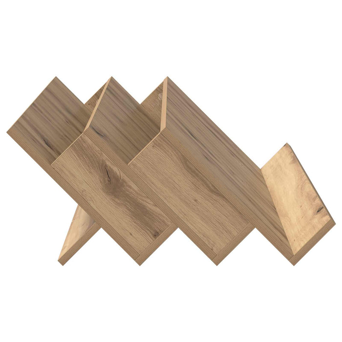 Raft pentru reviste cu raft Stejar Artizanal 90 x 53 x 28,5 cm - WALTI WALTI