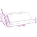 Raft pentru reviste cu raft Stejar Artizanal 90 x 53 x 28,5 cm - WALTI WALTI