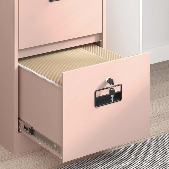 Dulap pentru Fișiere cu sertar 2 pcs Roz 44 x 50 x 106.5 cm - WALTI WALTI