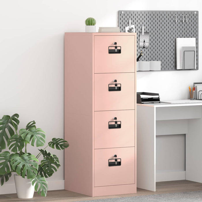 Dulap pentru Fișiere cu sertar 2 pcs Roz 44 x 50 x 106.5 cm - WALTI WALTI