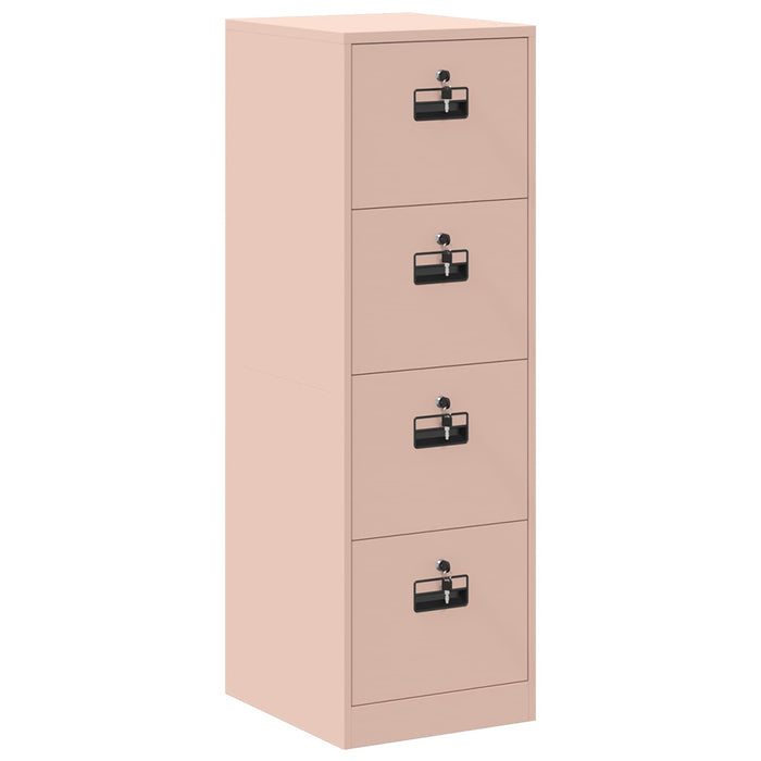 Dulap pentru Fișiere cu sertar 2 pcs Roz 44 x 50 x 106.5 cm - WALTI WALTI