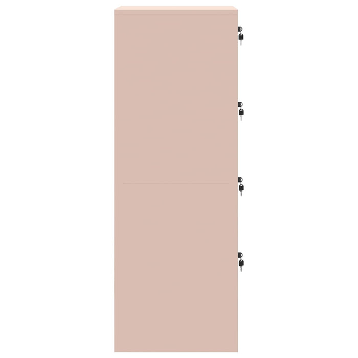 Dulap pentru Fișiere cu sertar 2 pcs Roz 44 x 50 x 106.5 cm - WALTI WALTI