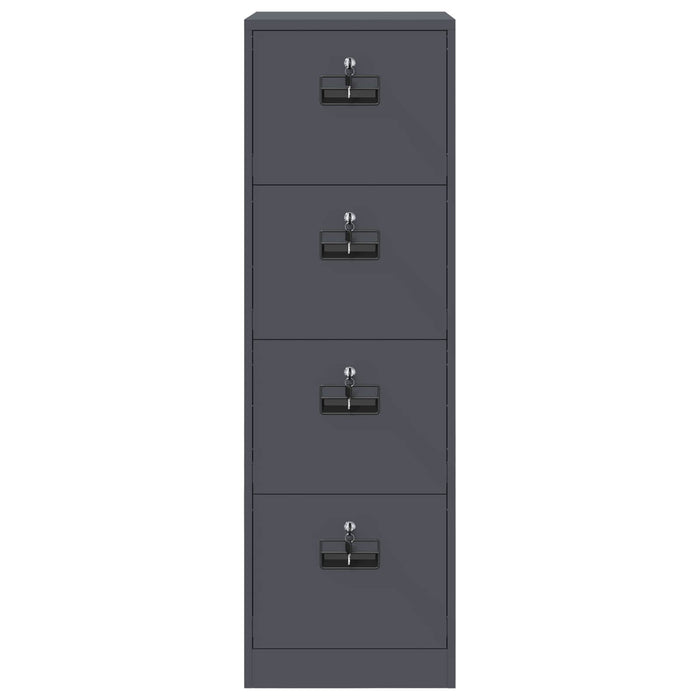 Dulap pentru Fișiere cu raft 2 pcs Antracit 44 x 50 x 106.5 cm - WALTI WALTI