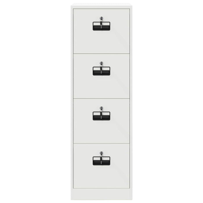 Dulap pentru Fișiere cu sertar 2 pcs Alb 44 x 50 x 106.5 cm - WALTI WALTI