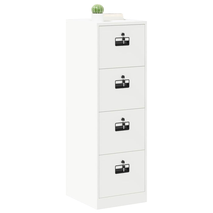 Dulap pentru Fișiere cu sertar 2 pcs Alb 44 x 50 x 106.5 cm - WALTI WALTI