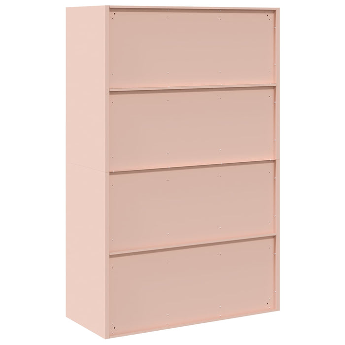 Dulap de depozitare Roz 90 x 40 x 140 cm Oțel - WALTI WALTI