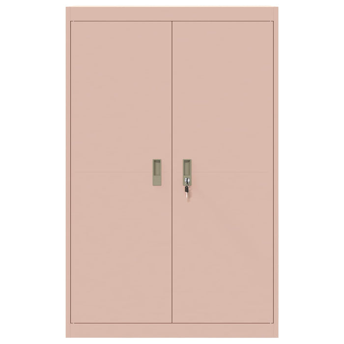 Dulap de depozitare Roz 90 x 40 x 140 cm Oțel - WALTI WALTI
