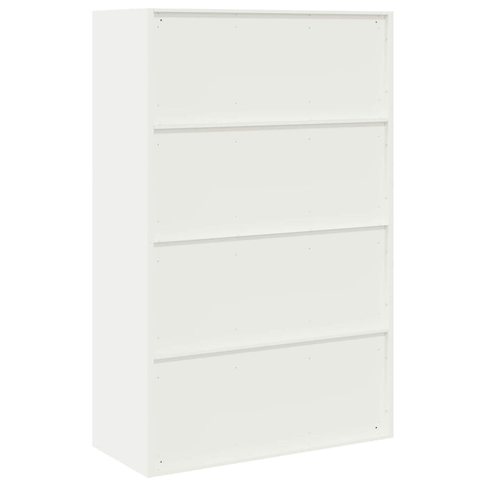 Dulap de depozitare Alb 90 x 40 x 140 cm Oțel - WALTI WALTI