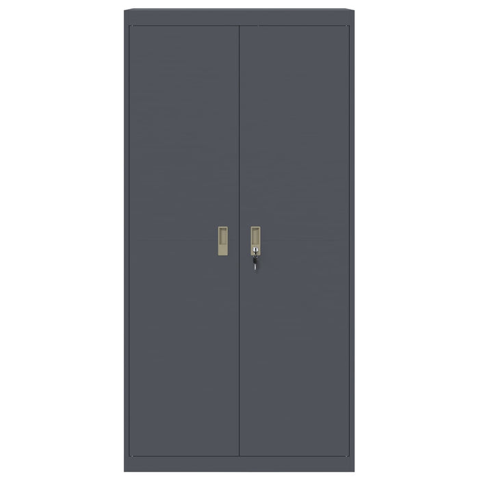 Dulap de depozitare Antracit 90 x 40 x 180 cm Oțel - WALTI WALTI
