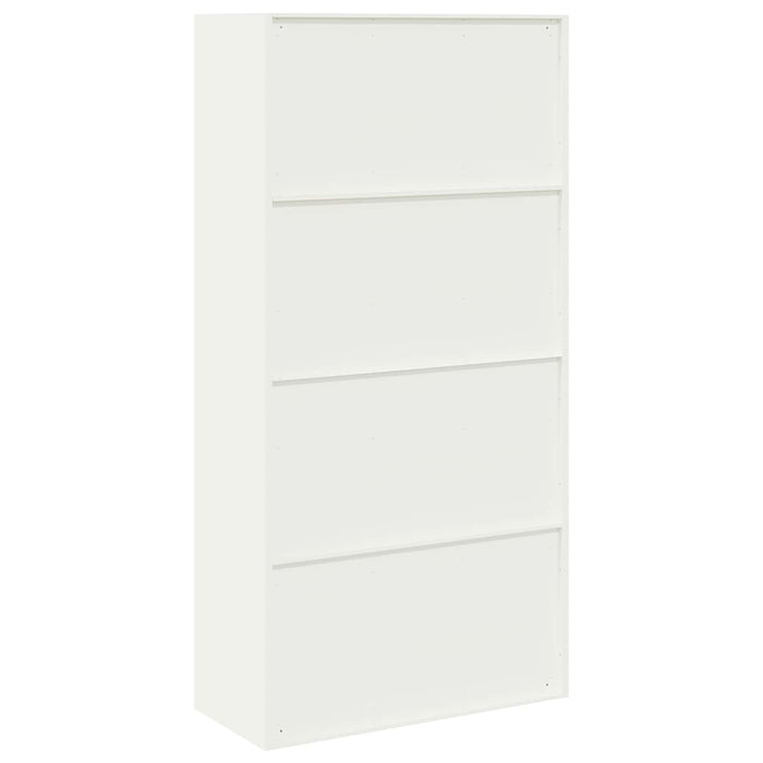 Dulap de depozitare Alb 90 x 40 x 180 cm Oțel - WALTI WALTI