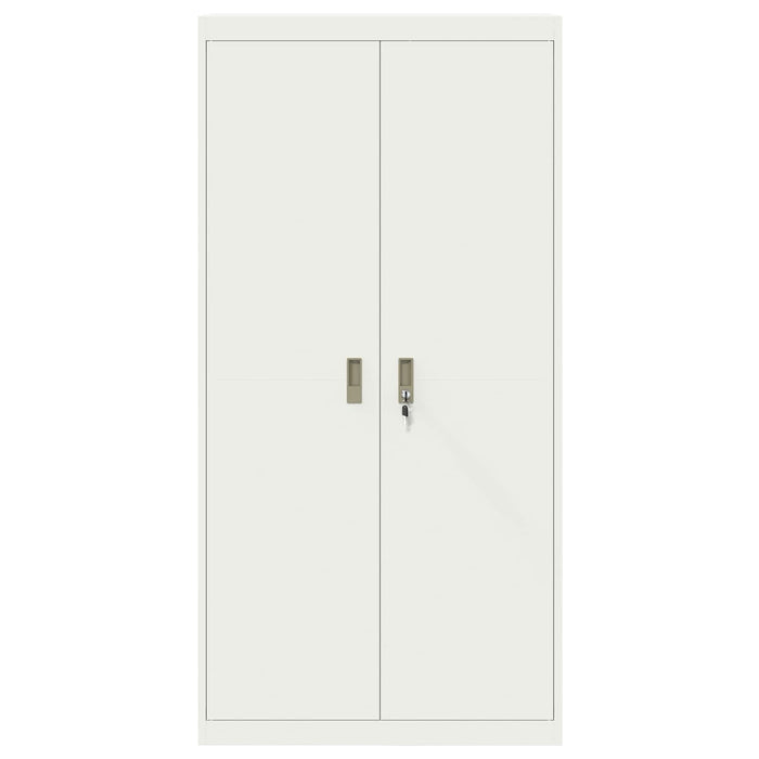 Dulap de depozitare Alb 90 x 40 x 180 cm Oțel - WALTI WALTI