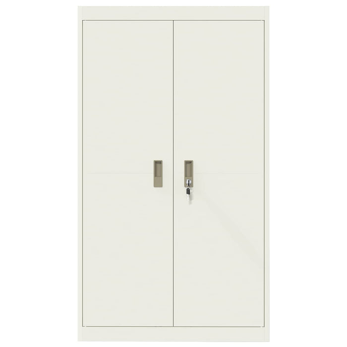 Dulap de depozitare Alb 80 x 40 x 140 cm Oțel - WALTI WALTI