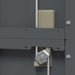 Dulap de depozitare Antracit 80 x 40 x 180 cm Oțel - WALTI WALTI
