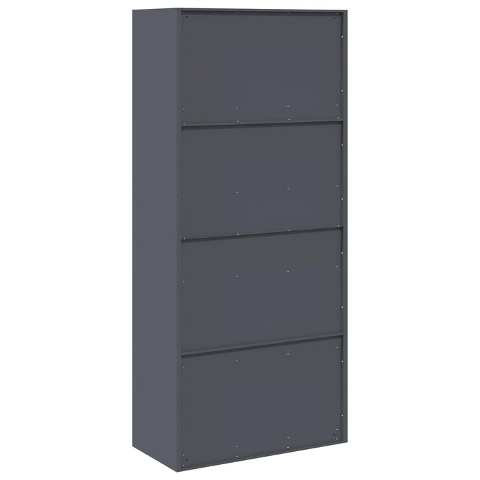 Dulap de depozitare Antracit 80 x 40 x 180 cm Oțel - WALTI WALTI