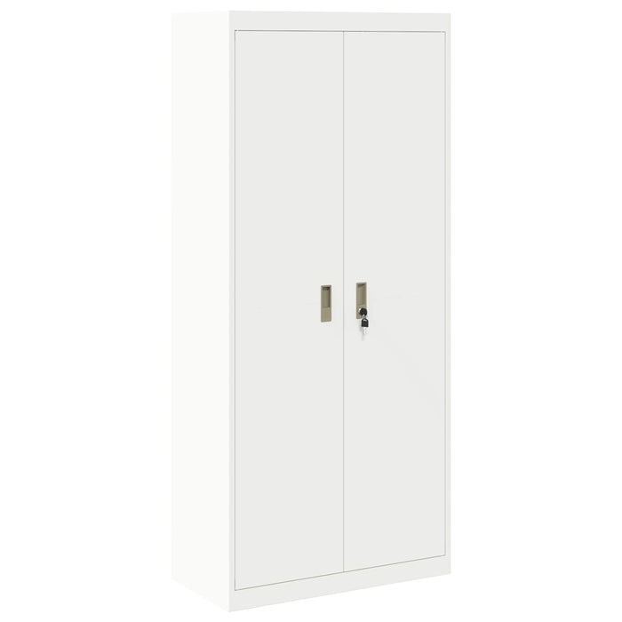 Dulap de depozitare Alb 80 x 40 x 180 cm Oțel - WALTI WALTI