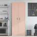 Dulap de depozitare Roz 80 x 40 x 200 cm Oțel - WALTI WALTI